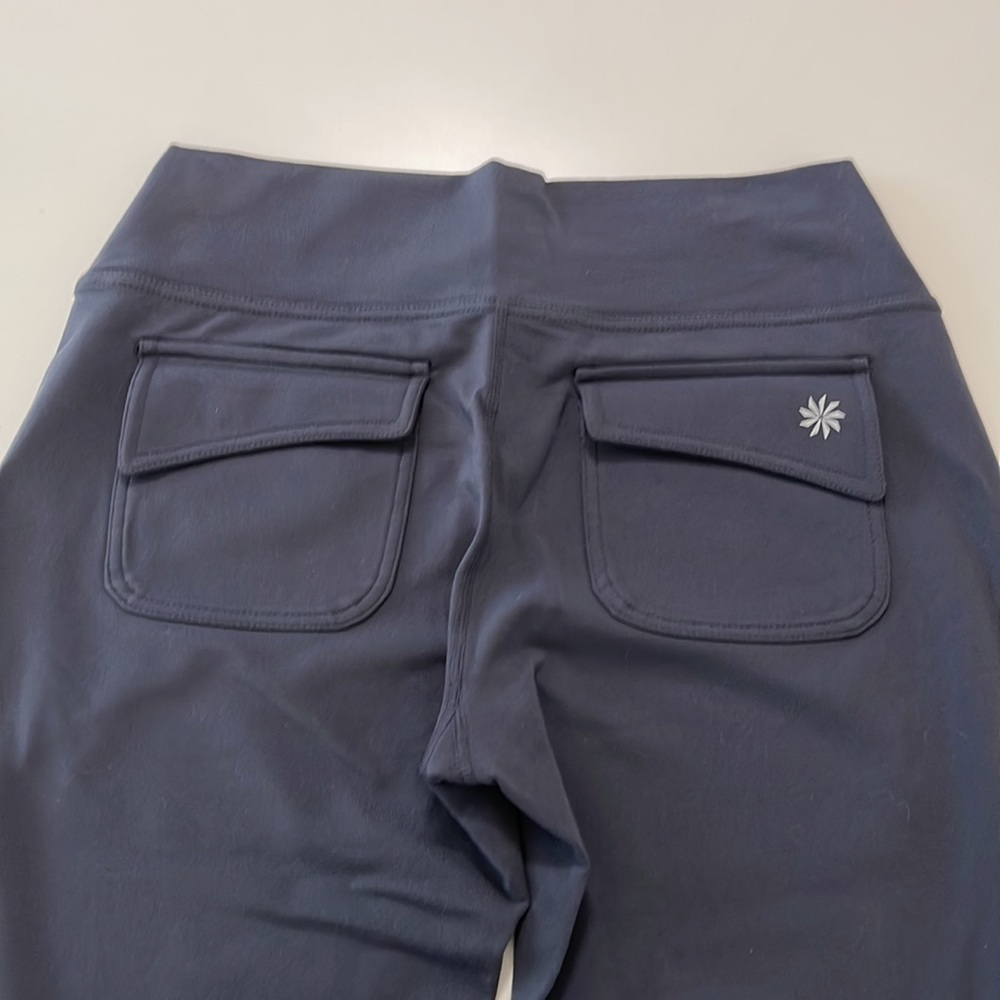 Athleta Gray Bootcut Yoga Pants Size S - Picture 4 of 10